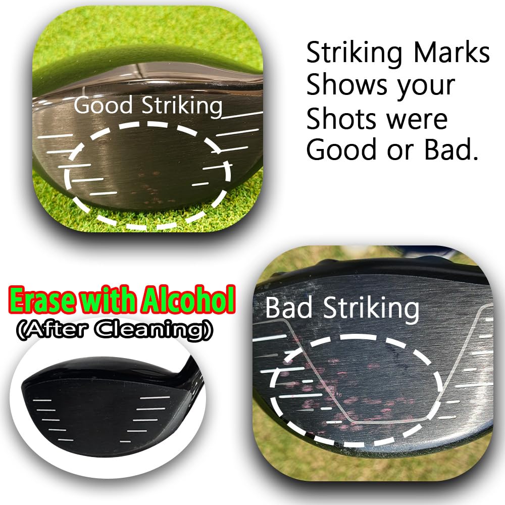 Birdie79 Easy Golf Tee Set 30 Tees Per Available In 3 Vibrant with Magnetic Tee Adjustable Height Directional and Silicone Stoppers – Pack, Colors,