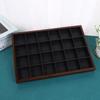 Walnut Jewelry Display Tray for Rings, Necklaces, and Bracelets