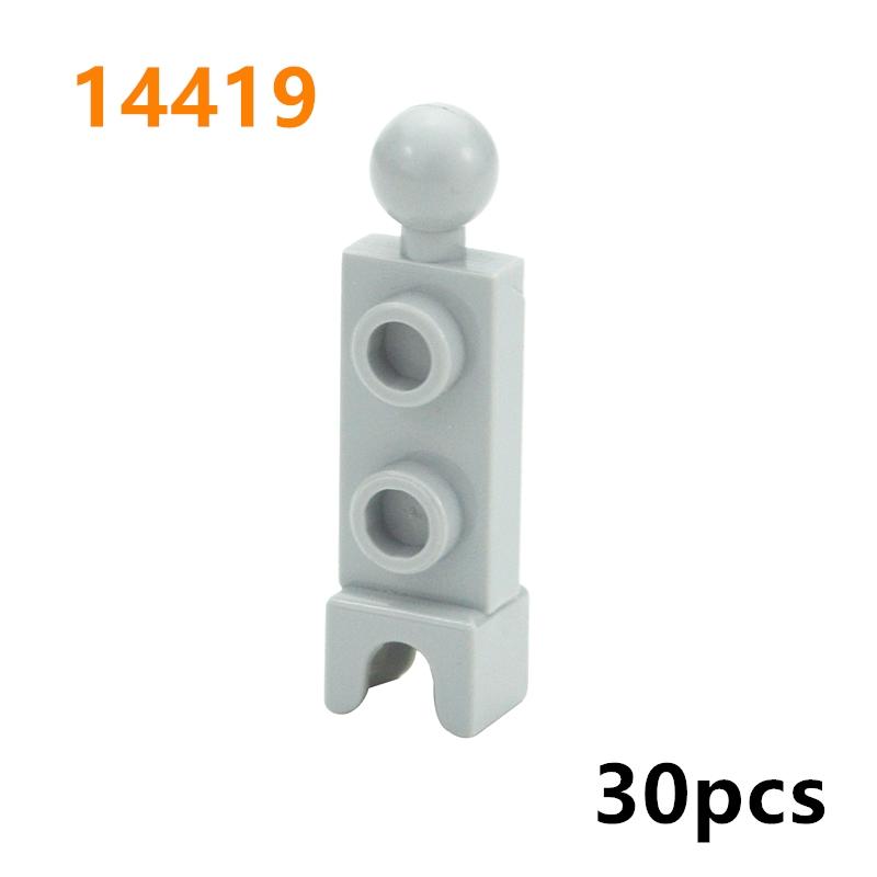 DIY MOC Technical Parts Building Hole Horizontal Belt Small Ball Base Joint 14417 Compatible 14418 14419 14704 22890 Bricks Toys
