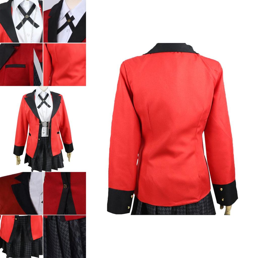Exquisite Kakegurui Jabami Yumeko Costume Outfit With Perfect Stitches For Halloween