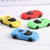 Cute Cartoon Animal Car Erasers - Detachable and Creative Study Supplies