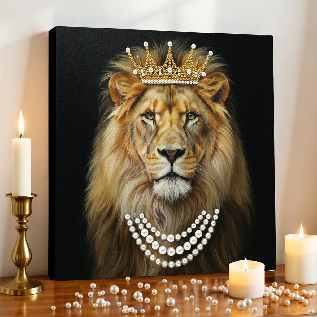 DIY Pearl Diamond Dots Paintings Picture Arts Craft With Frame Art Diamond Painting for Adults/Beginners Gift Home Decor 25x25cm