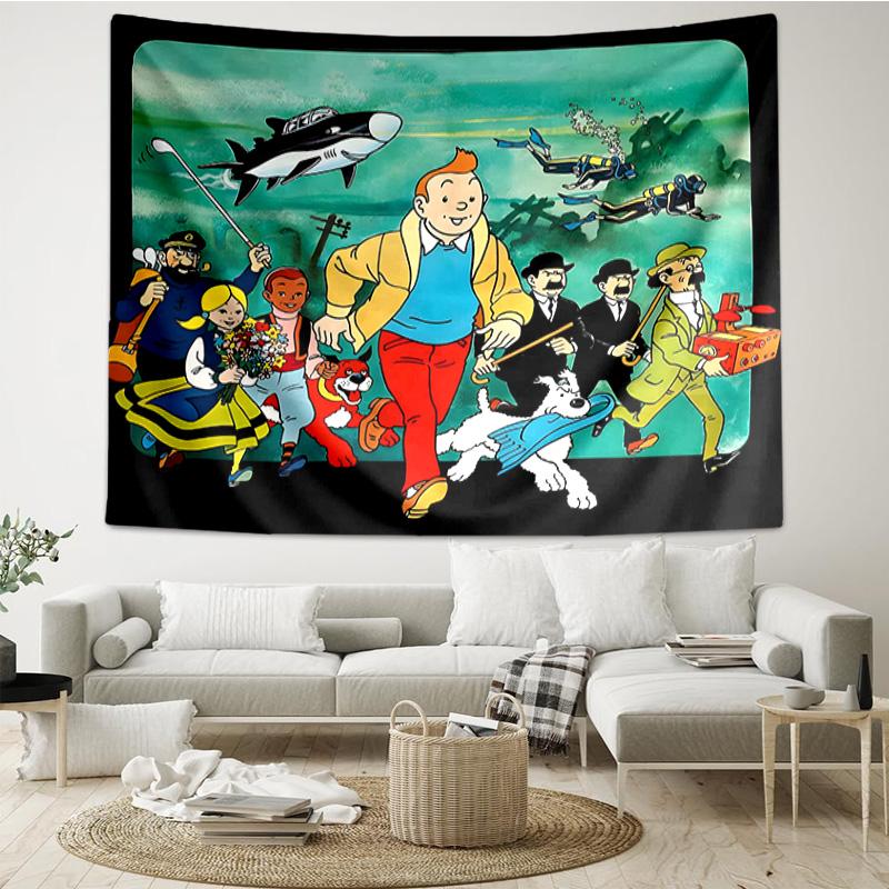 Adventure In The City Tapestry Hanging for Bedroom,Livingroom, Playroom,Decor Art Room Wall Tapestry Holiday and Birthday Gifts