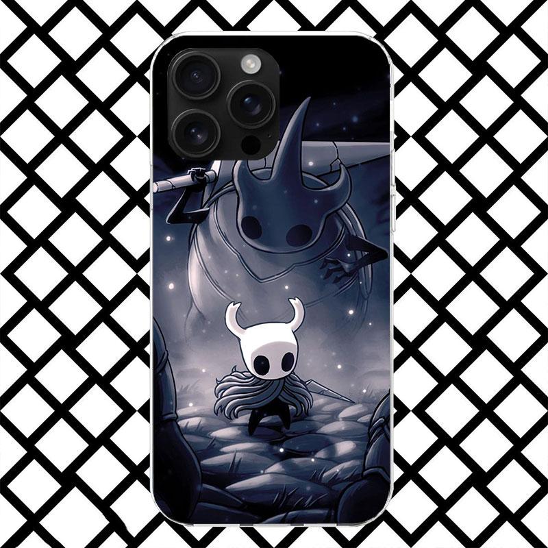

H-Hollow K-Knight Игровой Чехол для Телефона для iPhone 17 Air 16 16E 15 14 Plus 13 Mini 12 11 Pro Max 7 8 + SE 2020 Мягкий Чехол Fundas 17 A iPhone 16 Plus