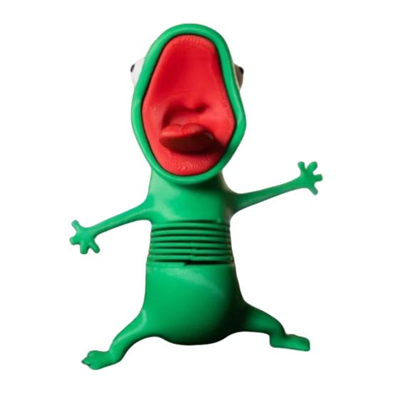 3D-gedruckte wackelnde Eidechsen-Dekoration Schwingfeder Eidechsen-Figur Fidget-Spielzeug Heim- und Bürodekoration Dekoration Meme-Liebhaber Geschenk