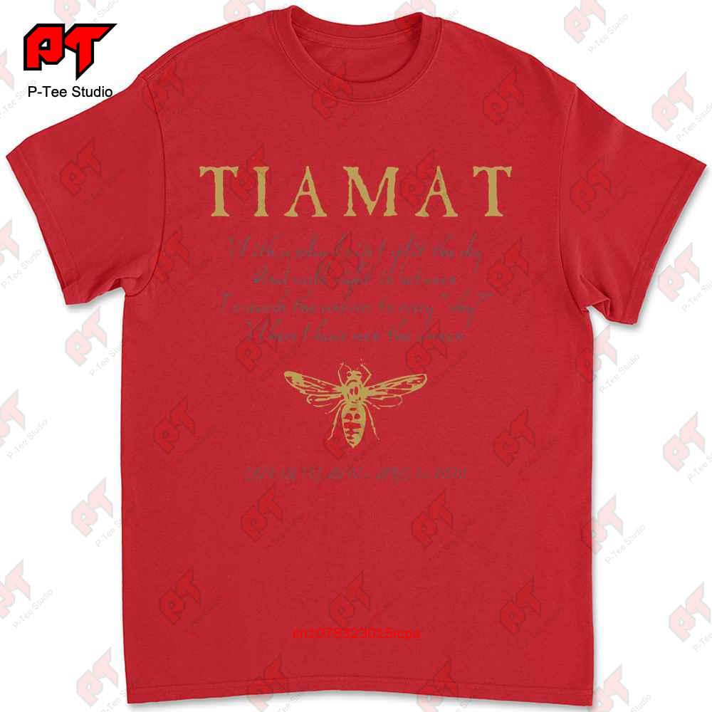 Tiamat Wildhoney Tel Aviv Show T-shirt 361Q S