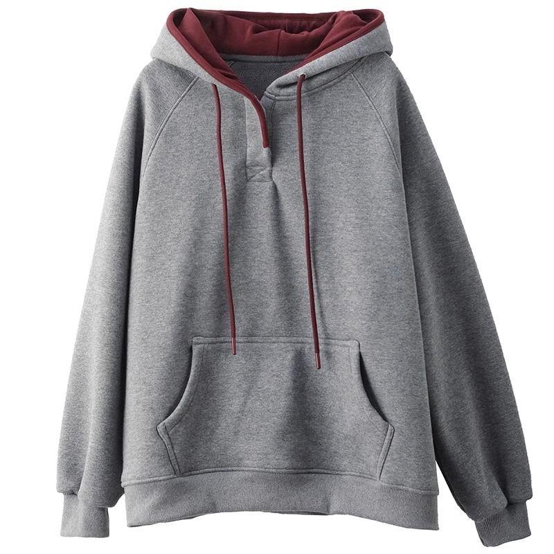 Sweatshirt for Women Oversize Hooded Thickened Loose Casual Pullover Long Sleeve Winter Sweatshirt Top
