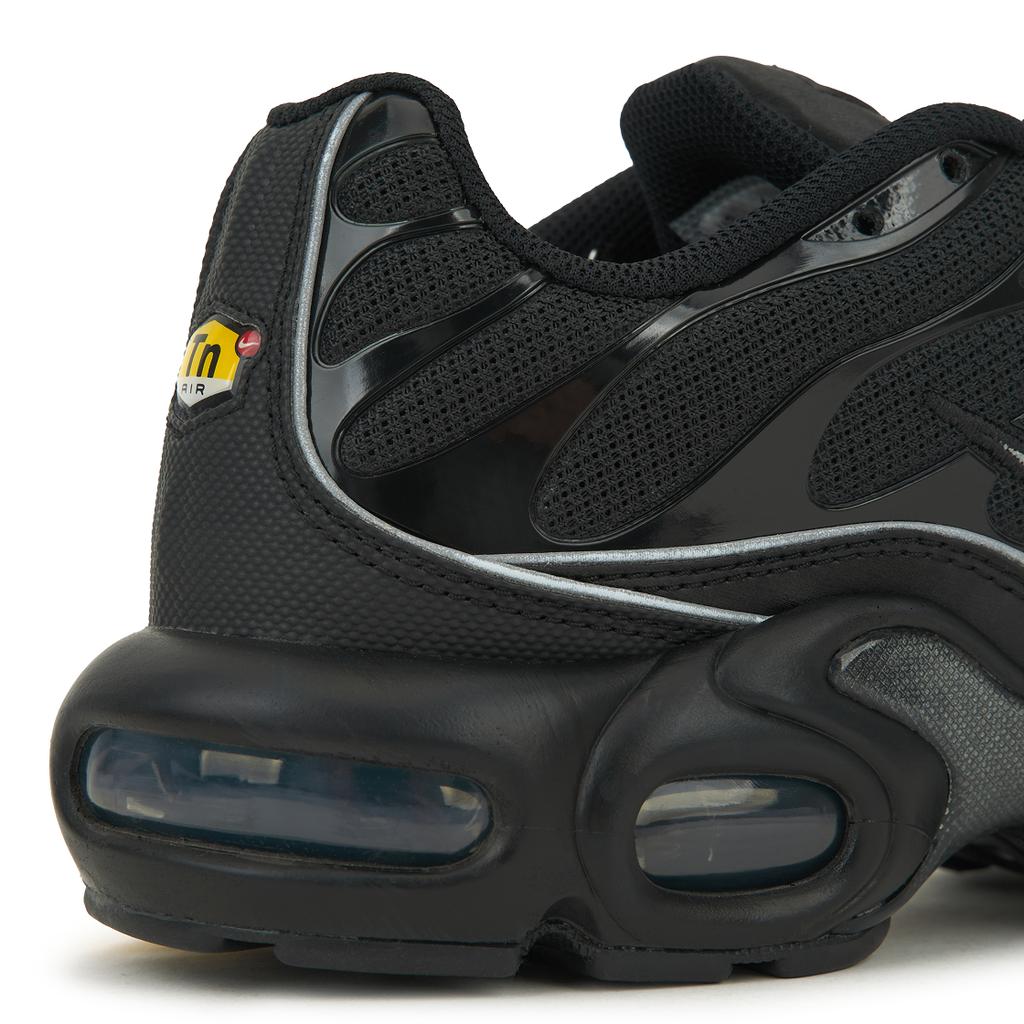 Nike Air Max Plus Black Reflective Unisex Sneakers Metallic-Silver Tour-Yellow HV8066-002