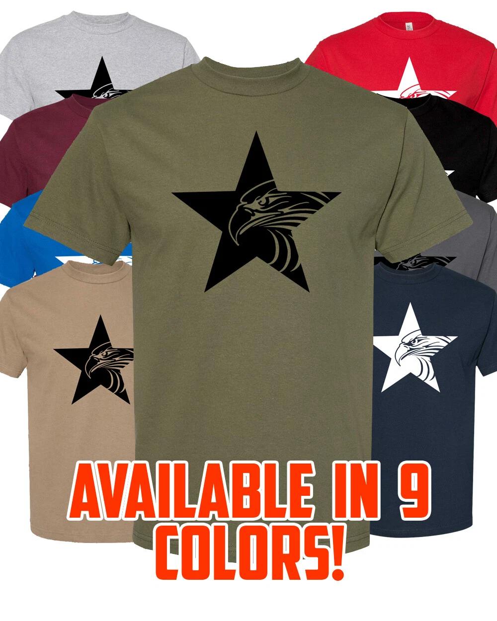 AMERICAN EAGLE STAR T-Shirt Multi Colors S-XL FREE S&H! patriotic usa S