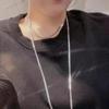 Silver color Choker Necklace For Women Snake Chain Smiple Geometric Fine Jewelry Wedding Party Birthday Gift