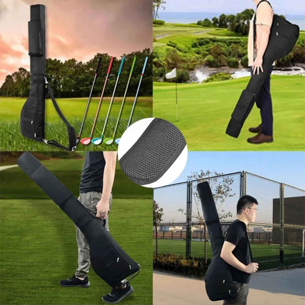 High-capacity Golf Sunday Bag Foldable Golf Training Case Multifunctional Golf Club Bag Play Golf