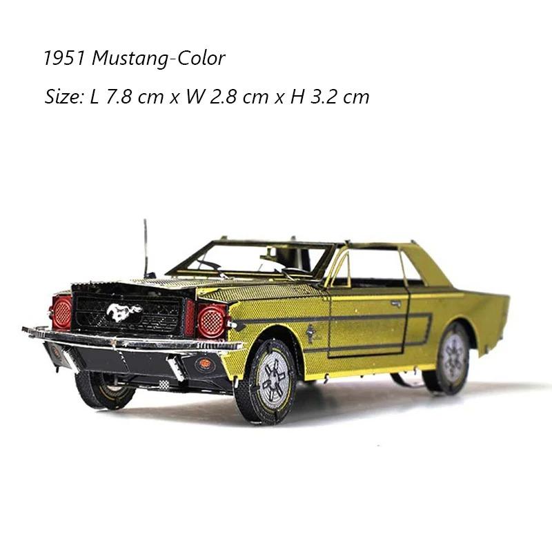 3D Metal Puzzle Super Sport Car Diy Handmade Vehicle Assembly Model Jigsaw Puzzle Toys For Adult Kids