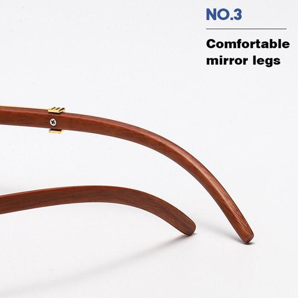 Cool And Handsome Double Beam Trimmed Square Frameless Sunglasses