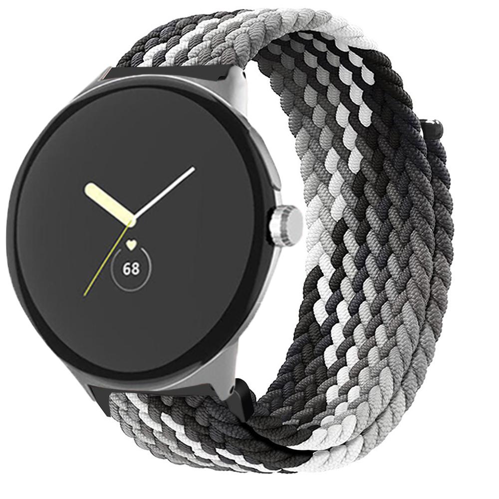 Nylon Strap for Google Pixel Watch Pixel Watch 2 Elastic Adjustable Band Wrist Bracelet Wristband Replacement Accessories for Pixel Watch