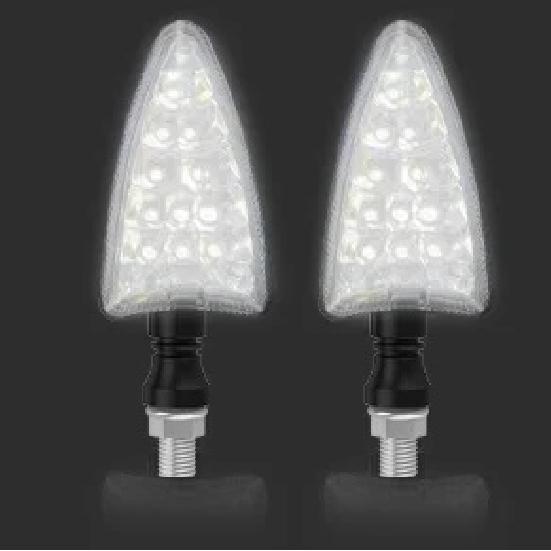 Motoled 2 Pcs Motorcycle Rear Turn Signal Lamp Led Turn Signal Sequential Indicator Light
