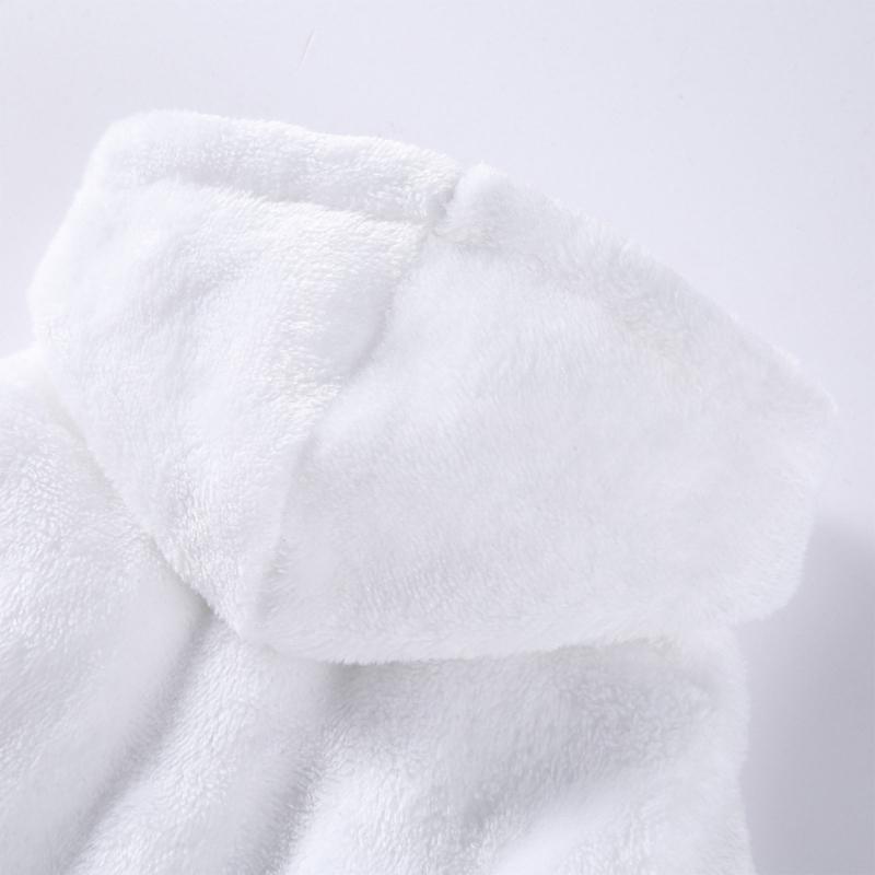 Puppy Dog Nightgown Breathable Puppy Bathrobes Comfortable Wear Solid Color Warm Pet Apparel Soft and Stretchy