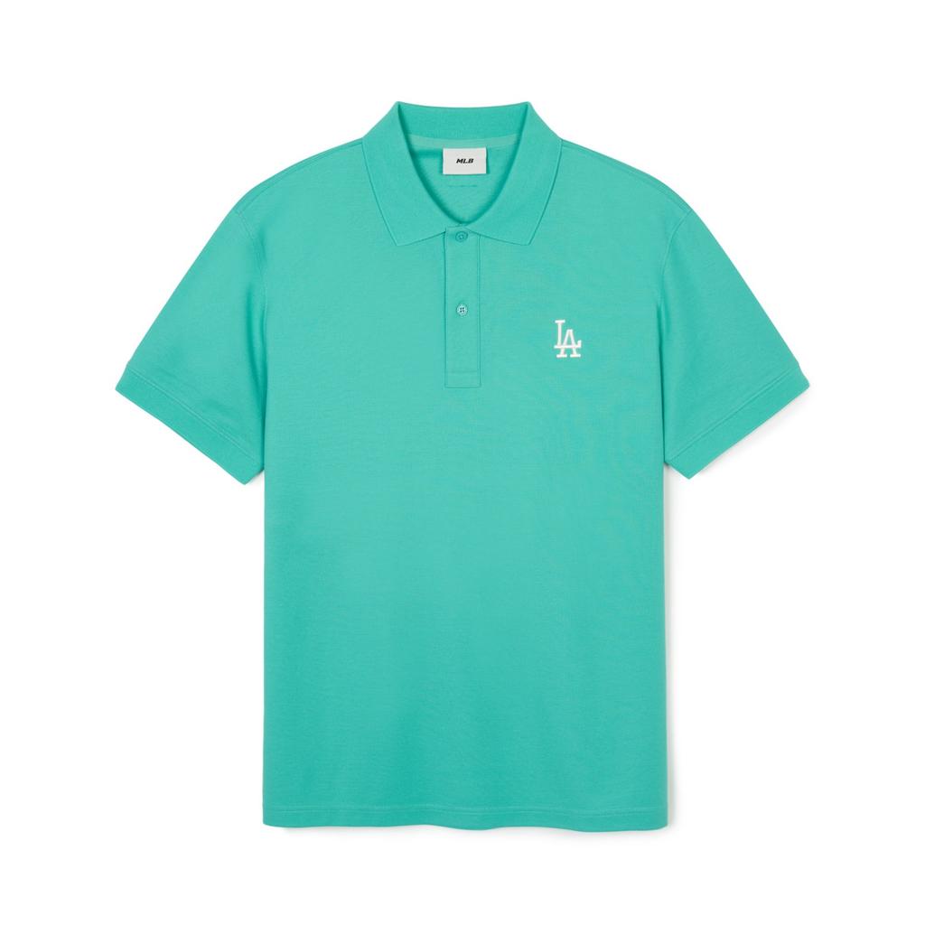 New MLB Polo Shirt Unisex Deep Mint 3APQB0143-07MTD