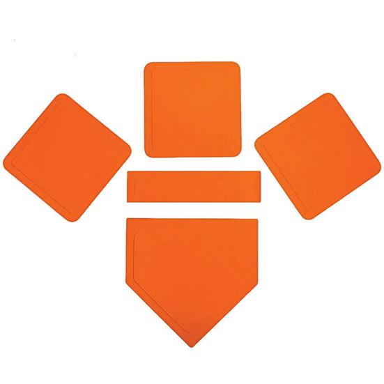 

5 шт./компл. софтбольный бейсбольный барьер для улучшения движения, утолщенные резиновые тренировочные мячи, водонепроницаемый барьер, набор для настройки бейсбольного поля 5pcs оранжевый