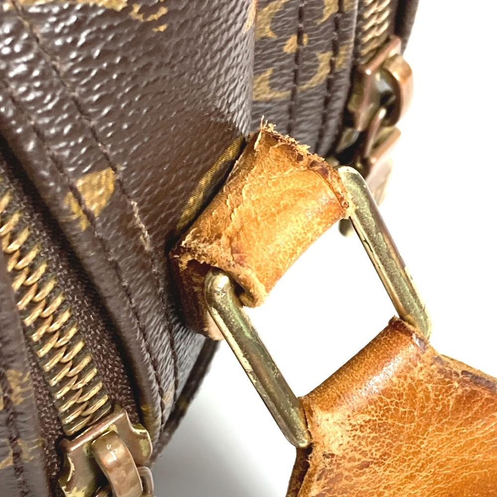 Louis Vuitton M45254 Monogram Reporter PM Crossbody Shoulder Bag Brown