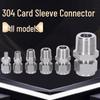 304 Stainless Steel T-Type Tee Connector for Metric/Imperial Pipes
