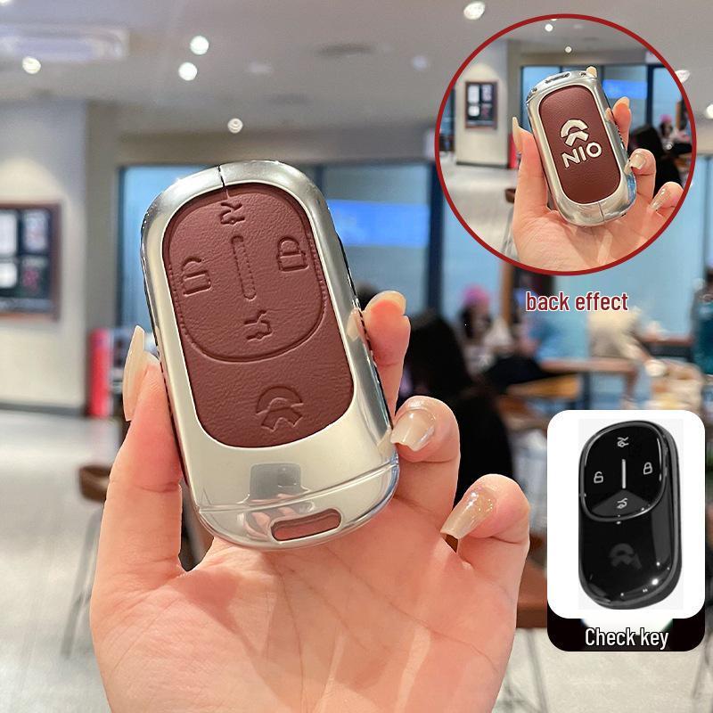 

Nio ET9 2025 Key Case: Metal & Leather Remote Shell for Future Model Accessories