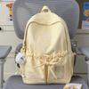 Schoolbag summer new schoolbag nebula soft fog galaxy star light moon pattern milk green girl heart bow travel small backpack