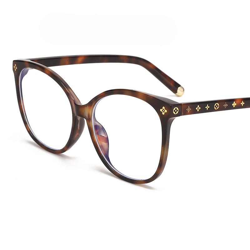 Ochelari de soare cu ramă mare de modă Ochelari de soare simpli cu ramă ochi de pisică Ochelari de soare cu personalitate feminină