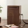Thickened Solid Wood Piggy Bank  Built-in Lock High Quality Home Decoration Money Saving Box Quality Gifts Free Delivery