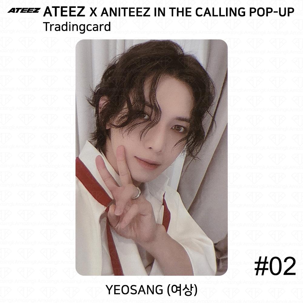 ATEEZ X ANITEEZ IN THE CALLING POP-UP Unitate Carte de Colecție MD KPOP K-POP Seonghwa