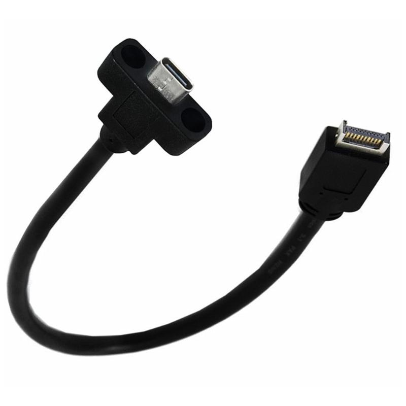 

Кабель USB 3.1 на USB 3.1 Type C Gen2 10 Гбит/с Внутренний Адаптер Кабель-удлинитель для разъема на передней панели Адаптерный кабель для телефона 1