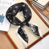 Silk scarf women's neck new scarf with coat 70 small square scarf scarf mother high-end scarf