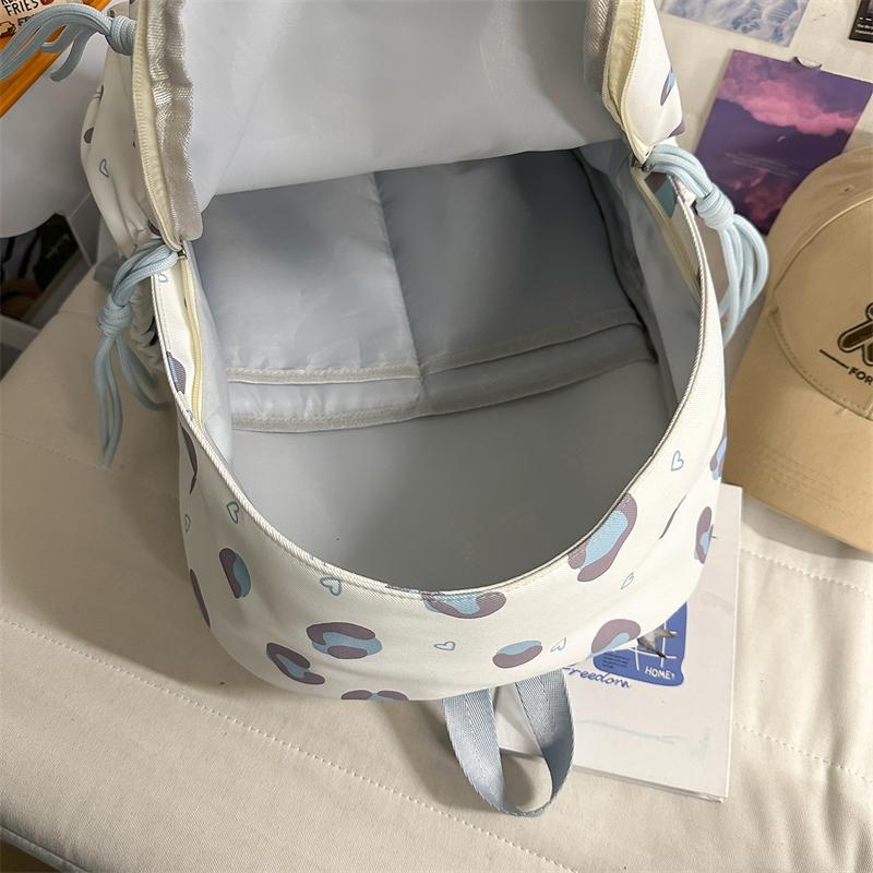 College Style Student Schoolbag Print Lightweight Backpack