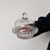 Transparent Dessert Bowl Exquisite Yogurt Bowl Fruit Bowl Bird's Nest Bowl  Dessert Serving