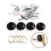 4Pcs Turn To Rod Suspension Arm Lock Ball Joint Head Dust Protection Rubber Cover for Chinese ATV Quad Go Kart Karting Accessory