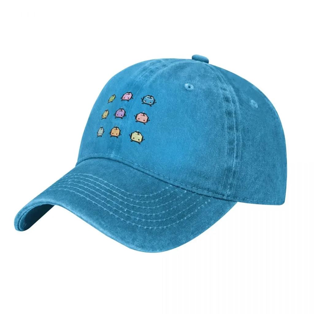 Stardew Valley Pastel Junimos Baseball Cap Hat Baseball Cap Bobble Hat Custom Hat Sunhat Unisex Hats Womens