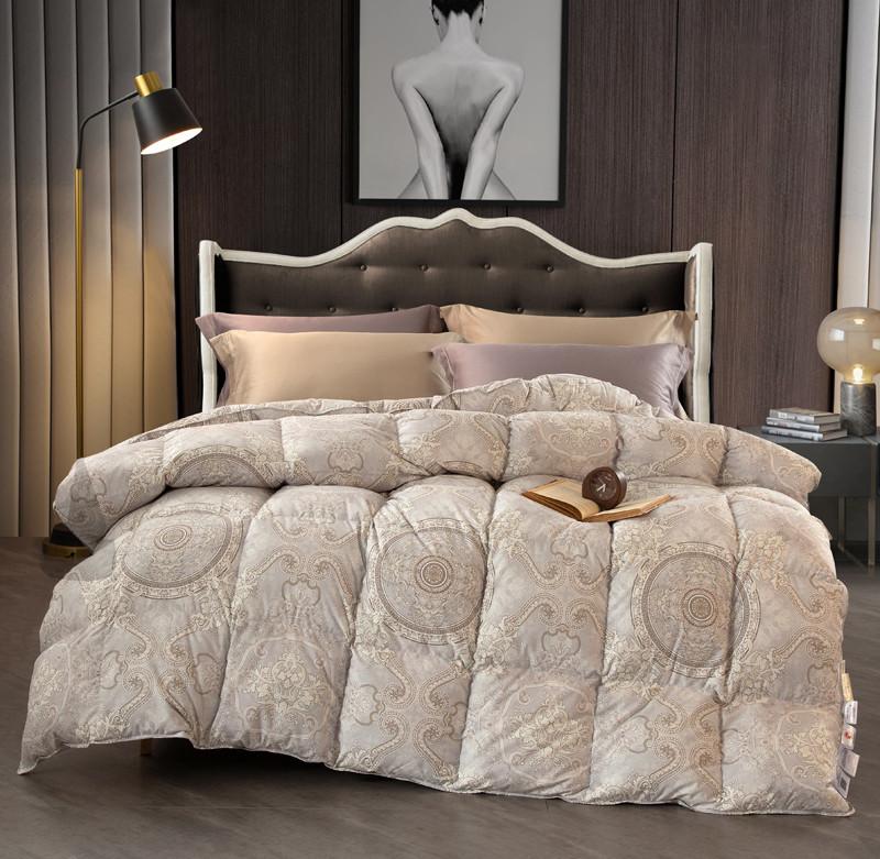 Dreidimensionale High-End-Bettdecke aus 80-fädiger Baumwolle, verdickt, warm, große 95-weiße Gänsedaunen-Winterdecke