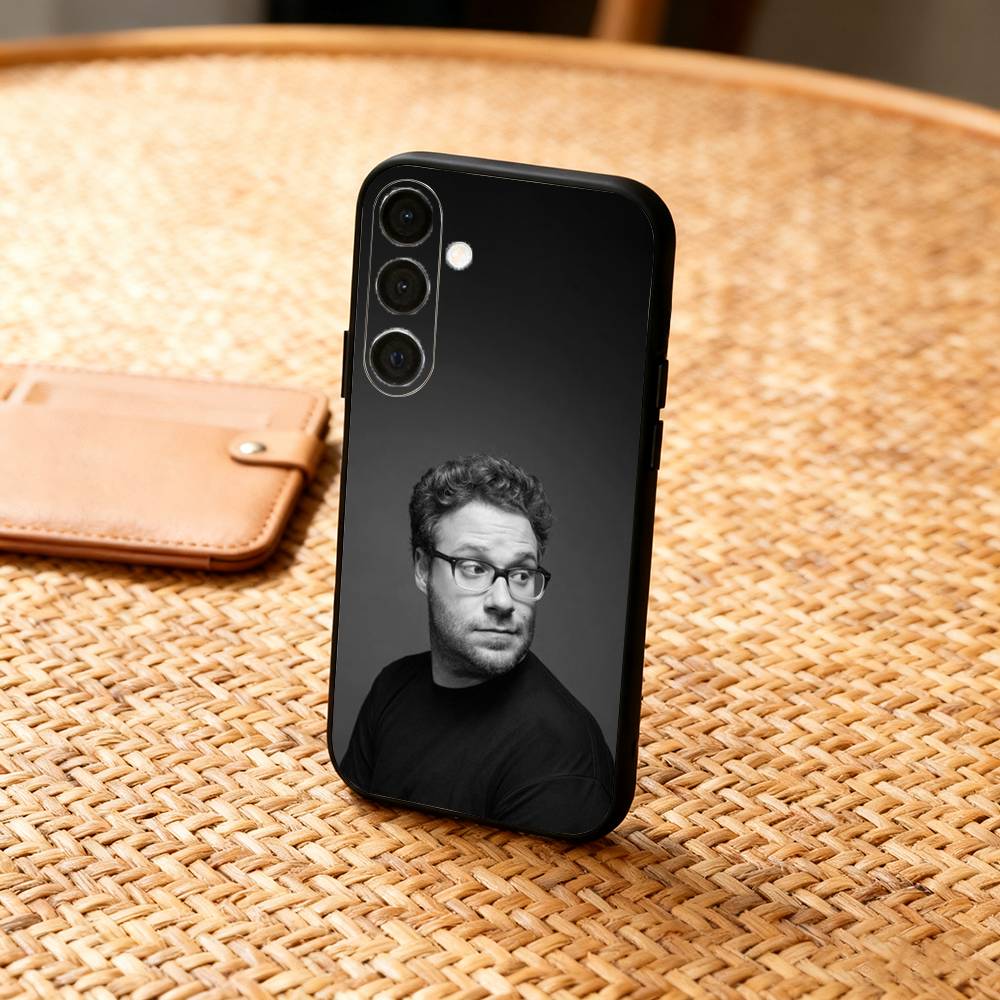 

Seth Rogen Canadian Actor Phone Case For Samsung A73,72,71,53,52,51,22,91,80, Soft Black Cover Samsung a42 5g