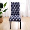 Geometric Dining Chair Cover Spandex Elastic Chair Slipcover Case Stretch Chair Covers for Party Hotel Banquet Dining Room Decor