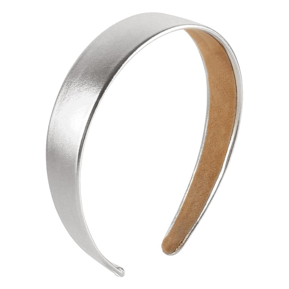 3CM Width Leather Headband Glossy Women Hair Accessory Minimalist Simple Headwear  Face Washing