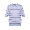 European and American Style, New Women's Clothing, Fashionable, Versatile, Cross-border Foreign Trade Striped Ultra-fine Knitted Sweater Women