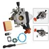 Lawn Care Garden Maintenance As Shown FS91 Carburetor Kit Efficient Fuel Mixture Sturdy Plastic And Metal Easy To Install