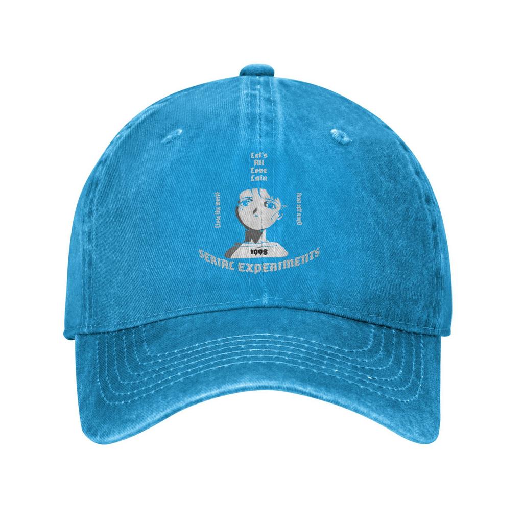 Lain Iwakura The Wired Serial ExperiUnisexts Lain Anime Casual Baseball Cap Summer Trucker Hats Unisex Women Baseball Caps