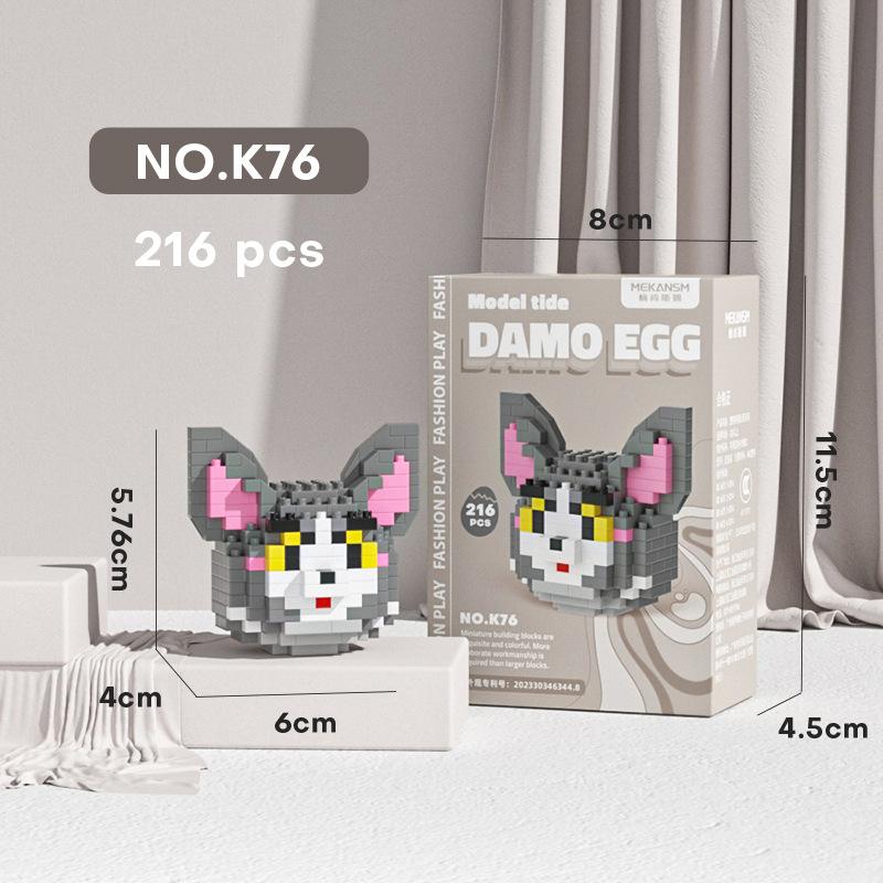 Stitch Building Blocks Anime Kawaii Cartoon mini Action Children's Figures Blocks Bricks Assemble DIY Toys Gift for Kids