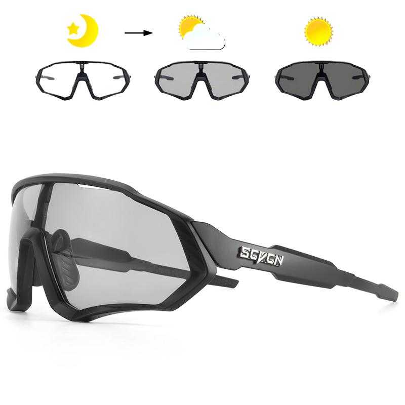SCVCN Cycling Glasses UV400 Cycling Sunglasses Bicycle Eyewear Sports Men Women Outdoor Goggles MTB Glasses Sunglasses Eyepieces