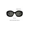 Celine Logo Oval Sunglasses Women Sunglasses Black CL40292U01A