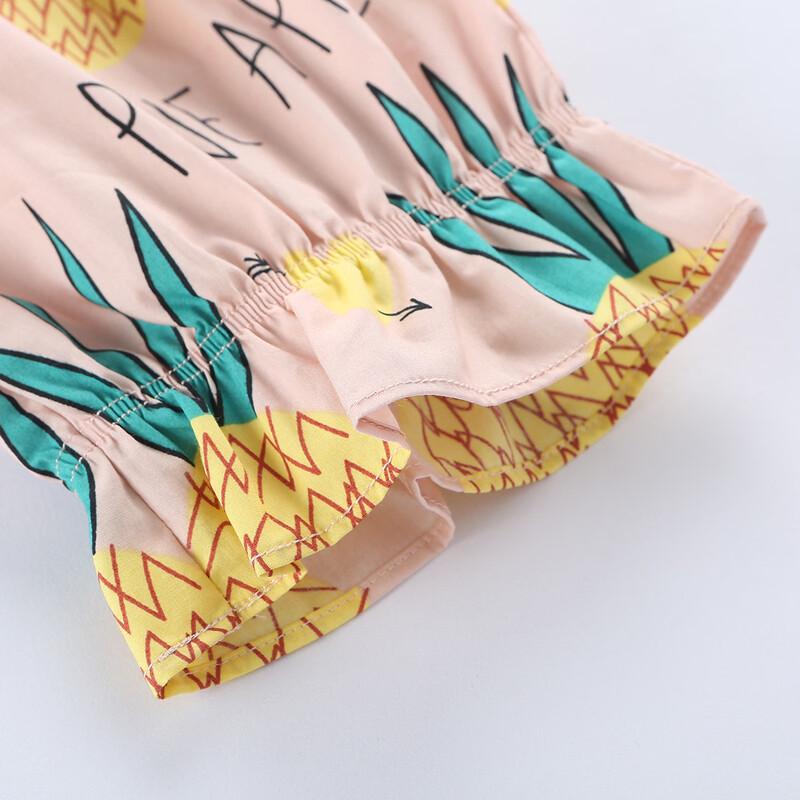Montagut Girls' 2026 Summer Fruit Print Mosquito Repellent Long Pants