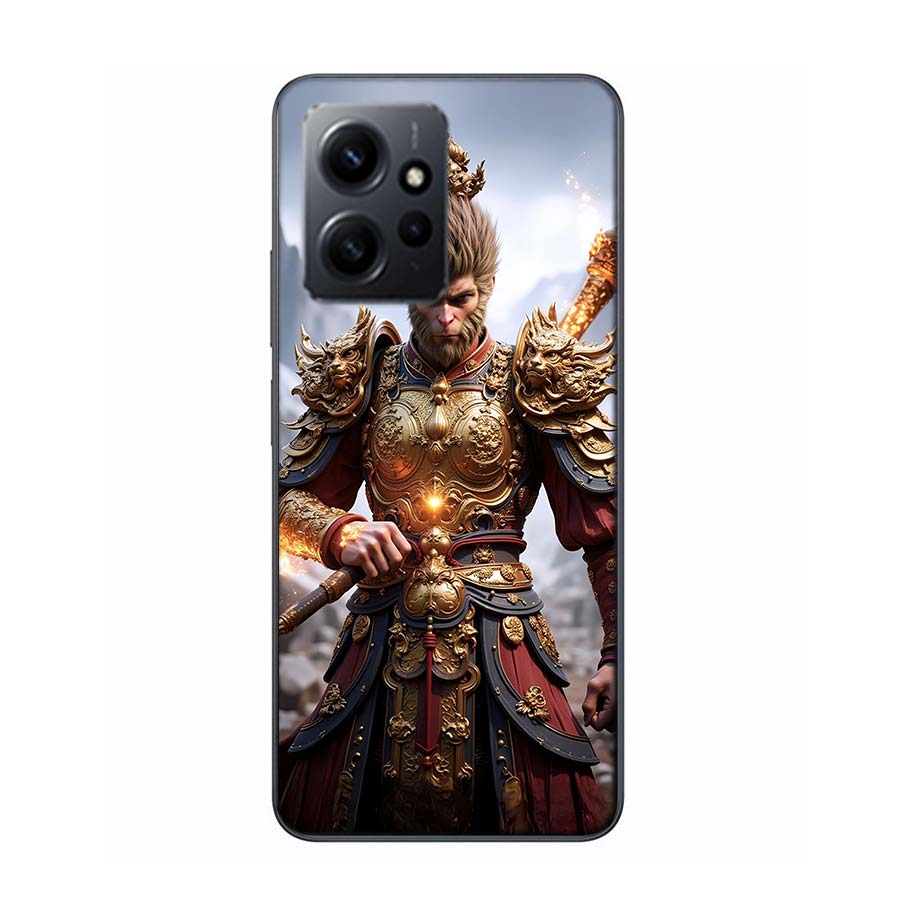 Black Myth Wu Kong Phone Case For Redmi Note 14 15 Pro 5G 13 12 Pro Plus 11 11T 11E 11S 10 Pro 10S 9 9S Cover Cell Clear TPU Cap
