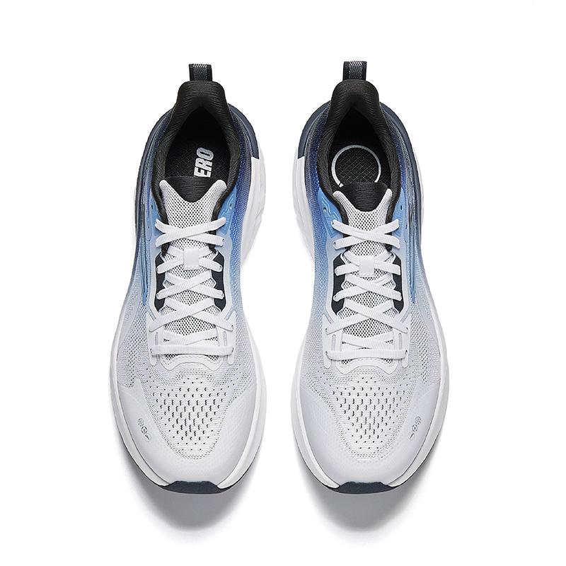 Anta Men CloudSense C37 Cushioning Breathable Running Shoes White Blue Navy Blue 912525537-2