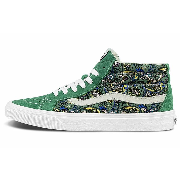 Vans Sk8-Mid Reissue Paisley - Hedge Green Men s VN0A391F6TM EU 37