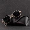 2025 Indian-Style Retro Square Frame Metal Sunglasses for Men